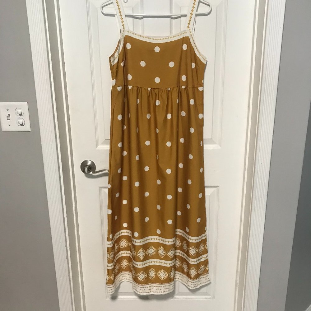 Misslook: Women's Maxi Polkadot dress with lace